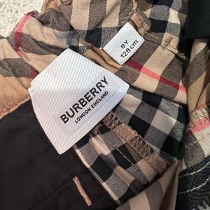 Vintage Burberry check shorts for children